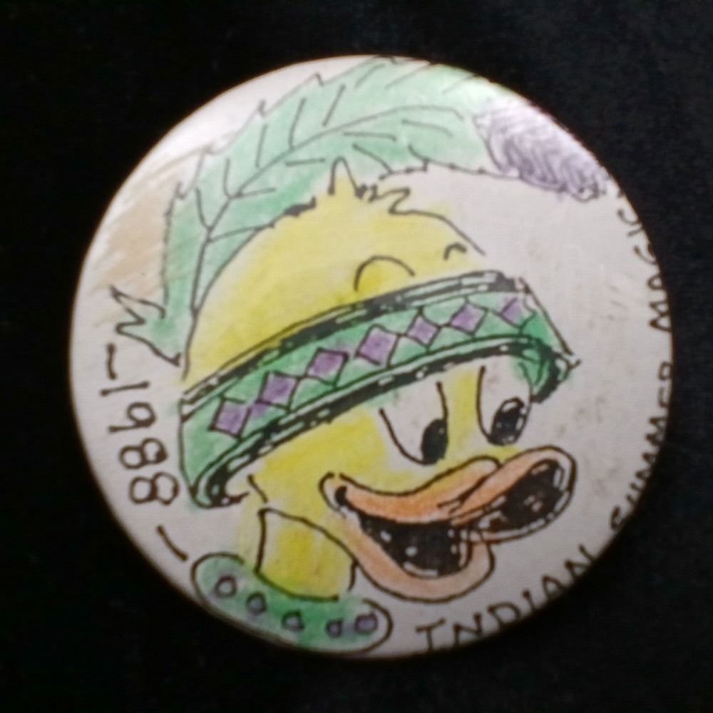 1988 Cuck Pin Back Button Indian Summer Magic